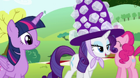 Rarity breaking the silence S4E18