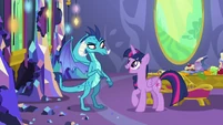 Twilight "how's your trip to Ponyville so far?" S7E15.png (930 KB)