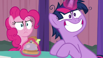 Pinkie Pie getting angry at Twilight S9E16