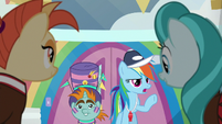 Rainbow "I've seen you two around school" S9E15