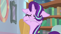 Starlight's face recoiling upward S9E20