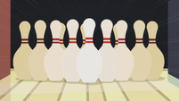 The bowling pins S5E9