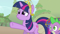 Twilight old Pinkie Pie back S3E13