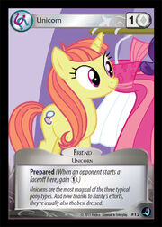 Unicorn token card MLP CCG