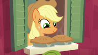 Applejack pleased with her baking S6E10