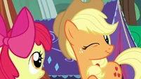 Applejack winking at Apple Bloom S7E16.png (792 KB)