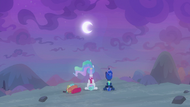 Celestia and Luna look at the sky together S9E13