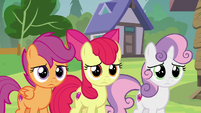 Cutie Mark Crusaders left alone at the camp S7E21