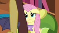 Discord crosses in front of Fluttershy S5E7