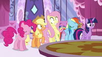 Fluttershy looking scared S6E9