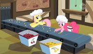 Pinkie Pie & Fluttershy working S2E14