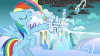 "Ta-da! The Pegasus Weather Factory."