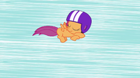 Scootaloo sleeps in the air S3E06