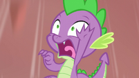 Spike falling helplessly S6E5