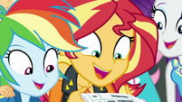 Sunset Shimmer "we won Best Friends!" EGFF