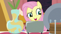 Fluttershy talks to her reflections again S7E12