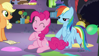 Pinkie "everypony I met along the way was so helpful" S5E11