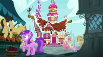 Ponyville ponies hear Pinkie Pie's outburst S7E11