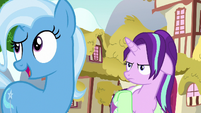 Trixie "Twilight's castle is made out of crystals" S7E2
