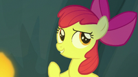 Apple Bloom being playfully skeptical S7E16