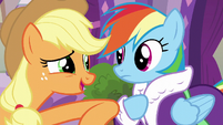 Applejack teasing Rainbow Dash S6E10