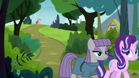 Maud and Starlight walking away from Pinkie S7E4