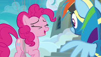 Pinkie Pie squealing with joy S7E23