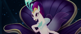 Queen Novo introduces herself to the ponies MLPTM