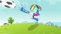 Rainbow Dash soccer kick EG