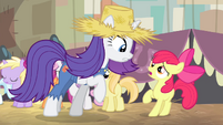 Rarity and Apple Bloom "that just ain't so" S4E13
