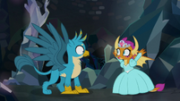 Smolder appears in a cute dress S8E22