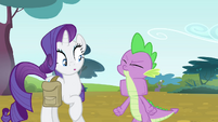 Spike swallows the book S4E23