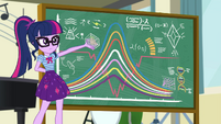 Twilight Sparkle points at her magic diagrams EGDS5