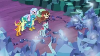 Young Six in front of the destroyed Tree S9E3