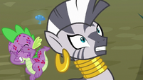 Zecora shocked by the roc's appearance S8E11