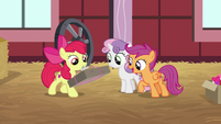 Apple Bloom brings package to her friends S8E10