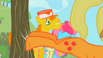 Applejack bucking a tree S2E13