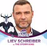 Liev Schreiber as the Storm King.