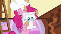 Pinkie's eyes pop right through the scroll S5E19