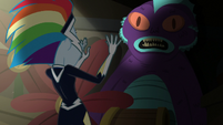 Rainbow Dash finds a large monster costume EGS2