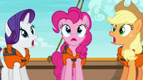 Rarity, Pinkie, and AJ have a collective realization S6E22