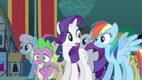 Rarity called upon.