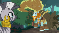 Rockhoof disturbs a hive of bees S8E21