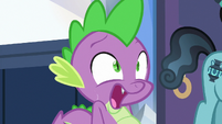 Spike laughing nervously S6E16