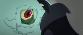 Squabble's eye stares back at Grubber MLPTM