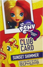 Sunset Shimmer Equestria Girls Club card