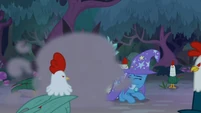 Trixie sets off a smoke bomb S9E11