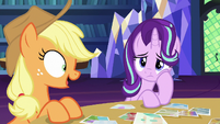 Applejack "wouldn't be able to see him!" S6E21