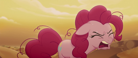 Pinkie Pie coughing up sand MLPTM
