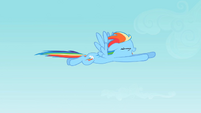 Rainbow Dash flying S2E07